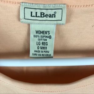 LL bean woman shirt 100%supima cotton
